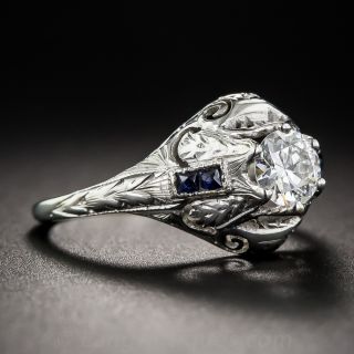 Art Deco .55 Carat Diamond Ring