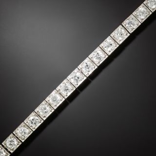 Art Deco 6.00 Carat Diamond Line Bracelet - 2