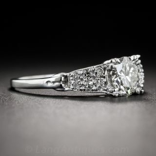 Art Deco .63 Carat Diamond Engagement Ring