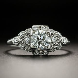 Art Deco .70 Carat Diamond Engagement Ring - GIA J VS2 - 2