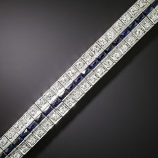 Art Deco Diamond and Sapphire* Bracelet - 1