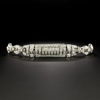 Art Deco Diamond Bracelet  - 2