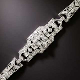  Art Deco Diamond Bracelet - 2