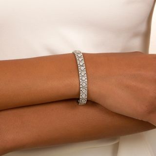 Art Deco Diamond Bracelet by Oscar Heyman