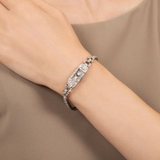 Art Deco Diamond Bracelet Dress Watch