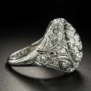 Art Deco Diamond Cigar Band Ring