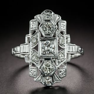 Art Deco Diamond Dinner Ring - 2