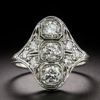 Art Deco Diamond Dinner Ring - 3