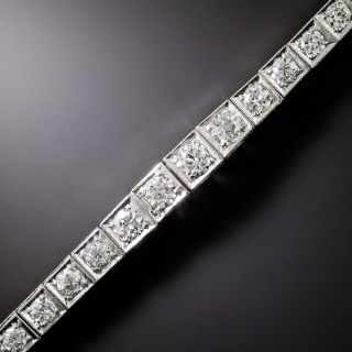 Art Deco Diamond Line Bracelet - 2