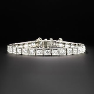 Art Deco Diamond Line Bracelet - 2