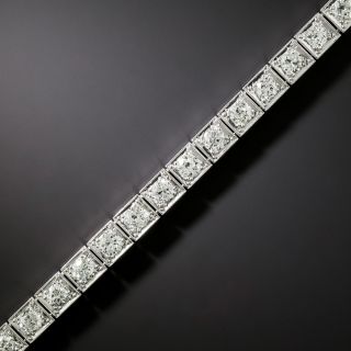 Art Deco Diamond Line Bracelet - 4
