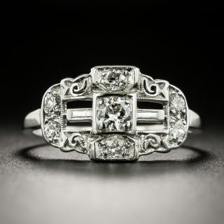 Art Deco Diamond Ring by Hankins - 2