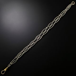 Art Deco Double Link Bracelet - 2