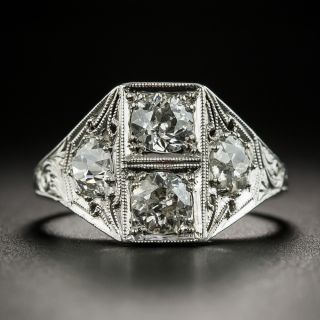 Art Deco Four-Stone Diamond Ring - 2