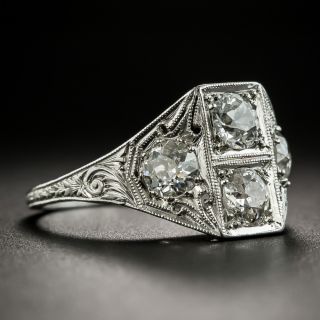 Art Deco Four-Stone Diamond Ring