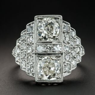 Art Deco Moi et Toi Diamond Ring - 2