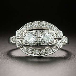 Art Deco Moi et Toi Diamond Ring - 2