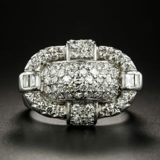 Art Deco Pavé Diamond Ring - 2
