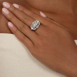 Art Deco Pavé Diamond Ring