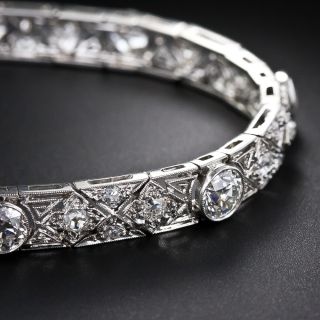 Art Deco Platinum and Diamond Bracelet by Gilpin & Smith - 1