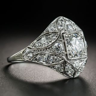 Art Deco Platinum Diamond Ring