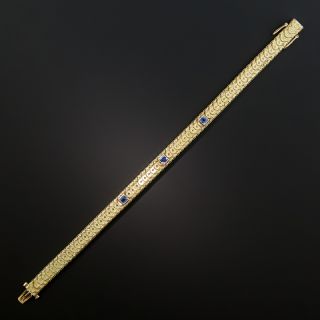 Art Deco Sapphire Bracelet By Sloan