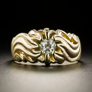 Art Nouveau .25 Carat Diamond Ring - 1