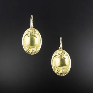 Art Nouveau Dangle Earrings - 2