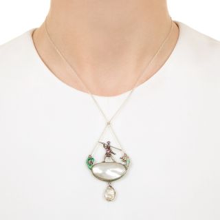 Austro-Hungarian St. George And Dragon Necklace