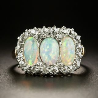 Charlton & Co. Opal and Diamond Ring, Circa 1920s - 2