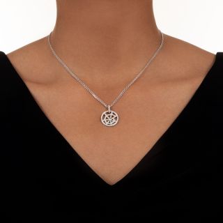 Chaumet Attrape-Moi Spiderweb Diamond Necklace