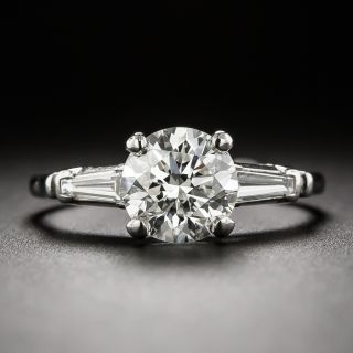 Classic 1.39 Carat Round Brilliant Cut Diamond Engagement Ring - GIA F VS2 - 2