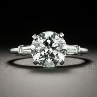 Classic 2.32 Carat Diamond Engagement Ring - GIA E VS1 - 1