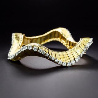 Diamond Wave Bracelet by Oscar Heyman Brothers - 2