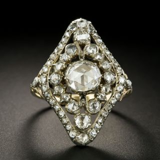 Dutch Georgian Style Rose-Cut Diamond Dinner Ring - 1
