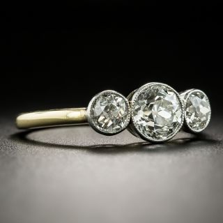 Early Edwardian Stone Three-Stone Diamond Ring