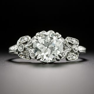Edwardian 1.72 Carat Diamond Engagement Ring - GIA I VS2  - 2