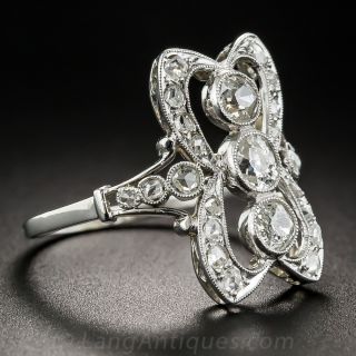 Edwardian Diamond Dinner Ring