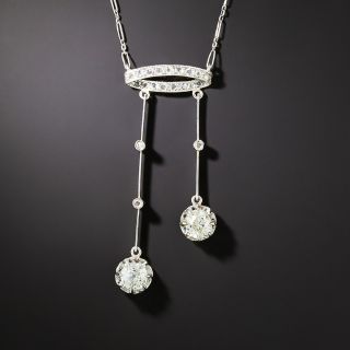 Edwardian Diamond Negligee Necklace - 3