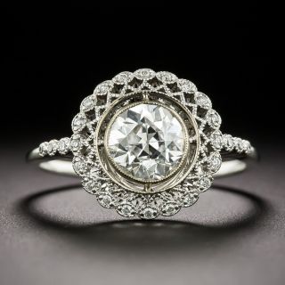 Edwardian-Style 1.08 Carat Diamond Engagement Ring - GIA J VS2 - 2