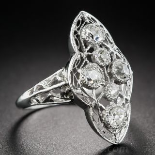 Edwardian Style Diamond Dinner Ring