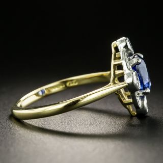 Edwardian Style Sapphire and Diamond Ring