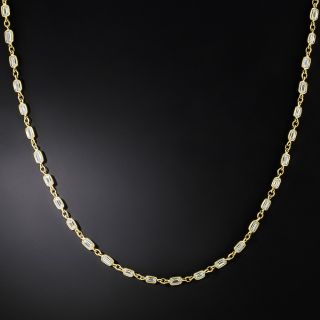 Emerald-Cut Diamond Necklace - 9.05 Carats - 2
