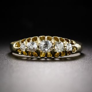 English Antique Five-Stone Diamond Ring, Circa 1860 - 3