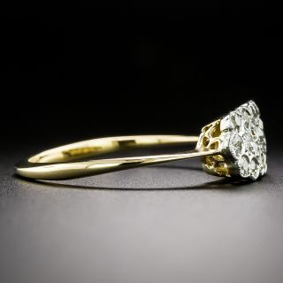 English Edwardian Petite Diamond Cluster Ring