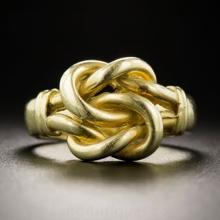 English Gold Love Knot Ring