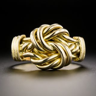 English Victorian Love Knot Ring, Circa 1867 - 4