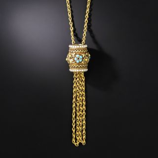 English Victorian Slide Necklace  - 1