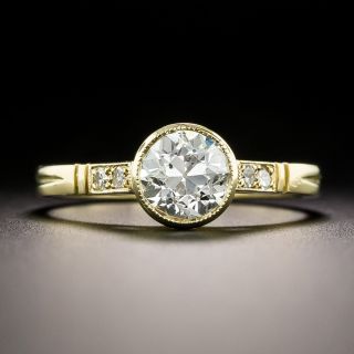 Estate 1.09 Carat Diamond Engagement Ring - GIA J SI2 - 3