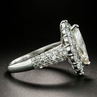 Estate 1.20 Carat Marquise-Cut Diamond Engagement Ring - GIA